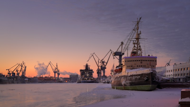 Icebreaker Krasin, St. Petersburg