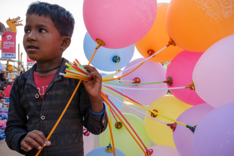 Street scene in Pushkar, India