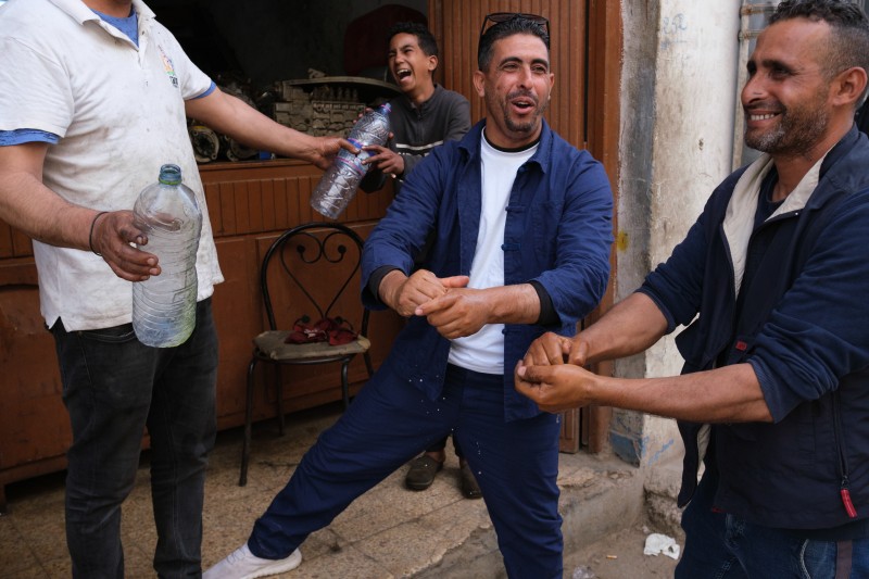 Tunisia, street scene in Sfax