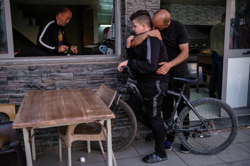 Tunisia, street scene in Sfax