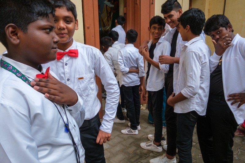 Students in Chennai, India