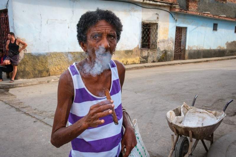 Cuba, street scene in Trinidad