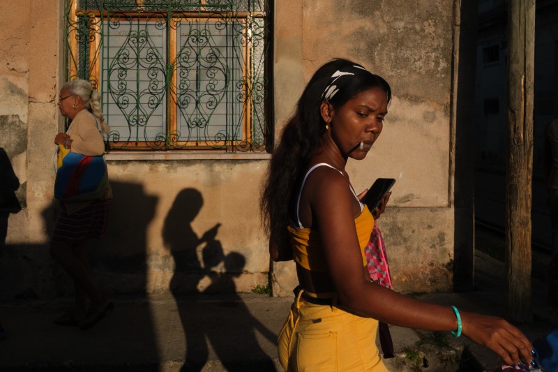 Cuba, street scene in Matanzas