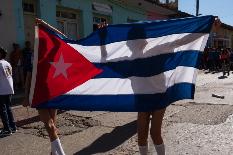 Cuba, street scene in Trinidad
